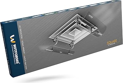 Weform/Square - AC air deflector adjustable adapted to the squares of square central air conditioner. Improved heating and cooling cycle.. DIAYTAR NIGERIA brings the market to your fingertips with affordable prices and swift delivery services.