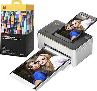 Luxury portable instant photo printer Kodak Dock 4x6 inch (2022 edition) with 130.. DIAYTAR NIGERIA: Bridging the gap between consumers and quality products with affordable nationwide shipping.