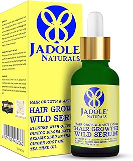 Jadol Natural botanical serum for hair growth and anti-fall treatment with angelic oil 30 ml, olive, grapes, ginkgo biloba, ginger root and other.. DIAYTAR NIGERIA delivers on our promise of variety, affordability, and prompt nationwide service.