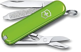 Swiss knife Victorinox - Fresh. elegant. SWISS CLASSICS MULTIFUNCTION TOOL with scissors, 7 functions, 58 mm, green, size M.. Discover the convenience of DIAYTAR NIGERIA's vast product range delivered affordably in 5-8 days.