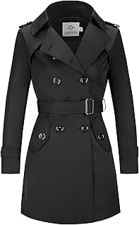 Double buttoning waterproof windshield coat for Women Classic Coat with reverse belt.. Your complete shopping companion, DIAYTAR NIGERIA offers extensive selection delivered within the week.