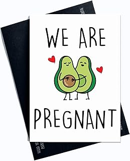 Pregnancy announcement card with the sentence "We are pregnant, surprise card, we are waiting for a baby, funny lawyer mom and dad" Funny card PC244.. DIAYTAR NIGERIA makes online shopping accessible with our budget-friendly prices and reliable shipping.