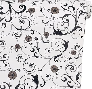 Yifely Black Vine Shelf Liner Contact DIY Cabinet DIY Cabinet Sticker Cover 17.7 "per 24.8 feet.. Shop smarter, not harder with DIAYTAR NIGERIA - thousands of products at your fingertips with affordable delivery.