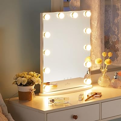 Luxury Hollywood table makeup mirror with variable intensity light, USB compass, Touch protection/LED LED light, works up to 12 days.. DIAYTAR NIGERIA redefines convenience with our vast product selection and swift nationwide delivery.