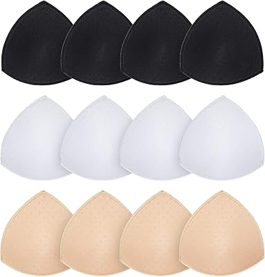 Ultra fine triangular brave bras in black and white foam, replacement sports bra and sports swimwear for women, comfortable sports cups for sports bras and bikinis.. Shop confidently with DIAYTAR NIGERIA, offering affordable prices and reliable delivery within a week.
