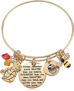 Inspiring jewelry inspired by classic gifts you are braver, bee, honey pot and pooh bear. Inspirant pendants for women and girls.. DIAYTAR Nigeria offers great deals, a huge product variety, and delivery in under a week.
