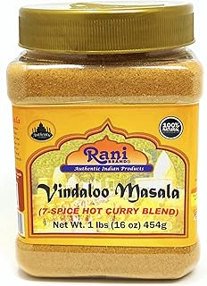 Masala seasoning mixture with Indian curry Rani Vindaloo, 16 oz (1 lb) 454 g, full pot ~ completely natural | without salt | Vegetarian | gluten -free | without GMO | colorless.. Shop the smart way with DIAYTAR Nigeria — fast delivery, affordable everything.