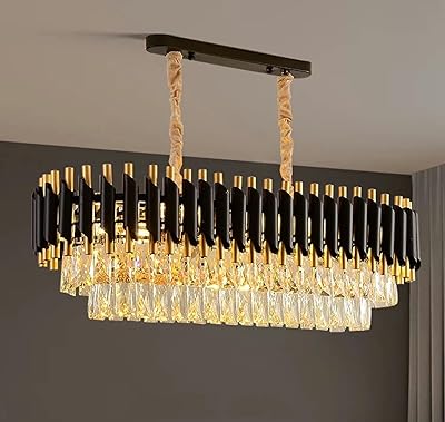 Chandelier in Nordic Crystal of Venice, Simple post-modern crystal chandelier for living room, European ceiling lamp for the house, lounge, dining room, crystal chandelier (30 cm x 1 m).. Discover the perfect shopping balance at DIAYTAR NIGERIA with competitive prices and prompt delivery.