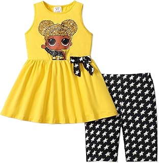 A sleeveless formal shorts set for girls, with a trapeze design, suitable for summer holidays, made up of two rooms, for children from 3 to 10 years old.. From tech to toiletries, DIAYTAR Nigeria delivers without delay.