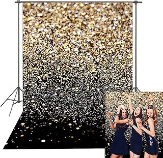 I-Winner abstract background with golden bokeh pattern, starry sky and sequins for photography and wedding decoration (1.5 m x 2.1 m/5 x 7 feet).. Your favorite brands are just a click away on DIAYTAR Nigeria.