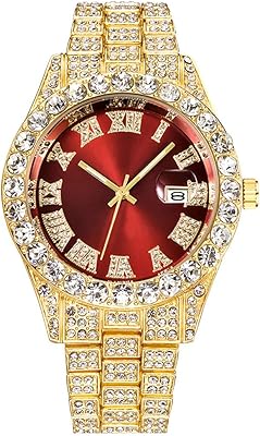 Synrod analog quartz watch with crystal rhinestones.. Experience retail convenience with DIAYTAR NIGERIA's comprehensive platform and 5-8 day nationwide shipping.