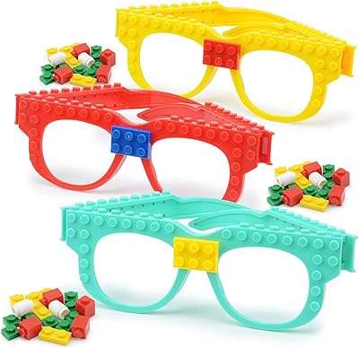 Bigthree Construction Bloc Glasses Handmade, Creative toys for children for birthday gifts, party game supplies, intelligence for early education for children 3 rooms.. DIAYTAR NIGERIA combines extensive product options with budget-friendly prices, delivered in 5-8 days.