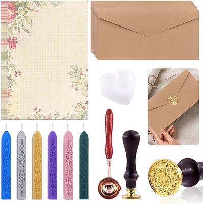 Set of tantic envelopes and vintage paper of 29 pieces comprising 6.. Experience shopping satisfaction with DIAYTAR NIGERIA's vast selection and budget-friendly delivery options.