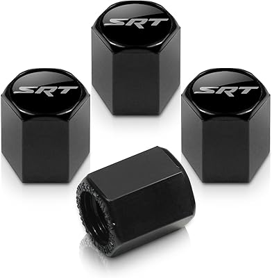Dodge tire valve cap with SRT logo, black.. DIAYTAR NIGERIA promises affordability and variety with every purchase, delivered in 5-8 days.