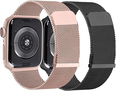 Stainless steel metal bracelet compatible with Apple Watch Band 38/40/41/42/44/45 mm, Magnetic Milantal Milant Bracelet for Iwatch Series 8 7 6 5 4 3 2 1 SE FEMS AND MEN.. DIAYTAR NIGERIA: Your one-stop e-commerce destination with affordable prices and nationwide delivery in 5-8 days.