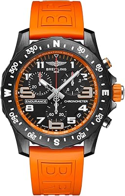 Breitling Breitling Pro Breitlite Orange & Black Super Quartz, Orange, quartz watch, chronograph.. Experience retail therapy without the financial stress at DIAYTAR NIGERIA's affordable e-commerce platform.