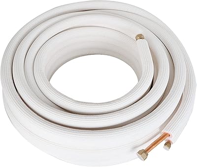 Findmall 50ft Extension of Copper Copper Tube 1/4 and 1/2 Copper pipes Jumeaux isolated copper pipes suitable for mini divided air conditioning.. DIAYTAR NIGERIA brings affordable shopping to your fingertips with reliable delivery in less than 8 days.