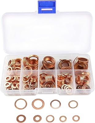 Set of 200 brass washers matching 9 metric sizes flat games for caps.. Shop for less and receive more with DIAYTAR NIGERIA's expansive e-commerce platform and nationwide delivery.