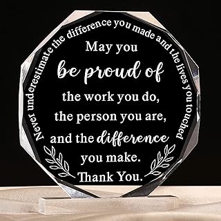 Acrylic gift for colleague, friend, birthday, retirement, farewell, whether you are proud of the work you make, a sign for an employee gift, inspiring commemorative leaf for women and men (square style).. DIAYTAR NIGERIA: Your affordable gateway to thousands of products shipped nationwide within the week.