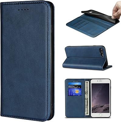 PU Nanhu leather portfolio for iPhone 7 Plus/8 Plus with Cartes and Rabat Antichoc - Blue Rabb.. Discover the perfect balance of price and convenience with DIAYTAR NIGERIA's nationwide e-commerce platform.