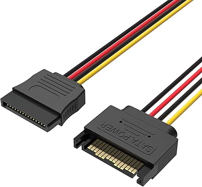 SATA version power cable (SATA 15P, 1 packet of 1).. Your digital shopping destination, DIAYTAR NIGERIA combines variety with affordability and quick delivery.