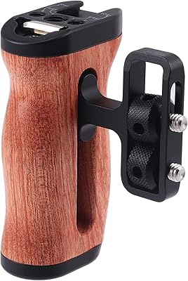 Universal wooden side handle for camera camera 4Esy adjustable handle.. Shop from anywhere in Nigeria and receive your DIAYTAR purchases at affordable prices within a week.