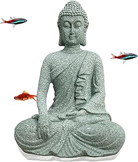 Statue of Japanese aquarium Buddha in the shape of an animated fish, statue of meditation Buddha in robust sandstone, ornament of an old submarine Buddha, B.. Looking for quality and speed? You’ll find both at DIAYTAR Nigeria.