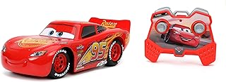 Jada Toys Pixar Cars 1:24 Lightning McQueen Surre -controlled car 24 GHz Red toys for children.. DIAYTAR NIGERIA brings the marketplace to your home with budget-friendly prices and nationwide delivery.