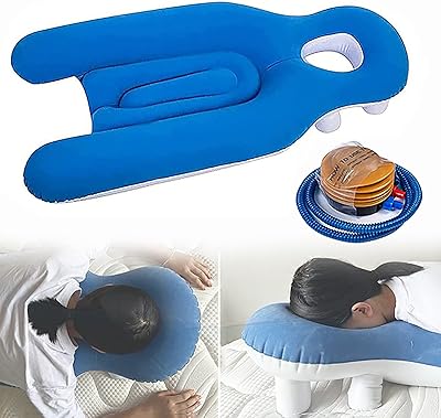 Bottom pillow down for ocular post-surgery, inflatable pillow with glass hole and mesh separation for patients and sleepers, somatic cell recovery equipment down with air pump.. Affordable shopping made easy on DIAYTAR Nigeria, with fast delivery from 5 to 8 days.