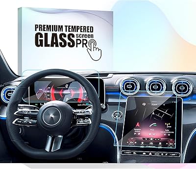 ZZD MDM screen protector Compatible with Mercedes Benz Class C C250 C300 W206 touch screen 11.9 "12.3" for digital instruments 12.3 ".. Shop local, shop fast — DIAYTAR Nigeria delivers across the country.