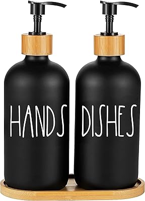 Oihito Bathroom Compact Soap Distributor, Plastic rechargeable cosmetic pump, soap and lotion distributor for bamboo hands, bathroom accessories, 2 package of 2.. Experience shopping satisfaction with DIAYTAR NIGERIA's vast selection and nationwide delivery service.