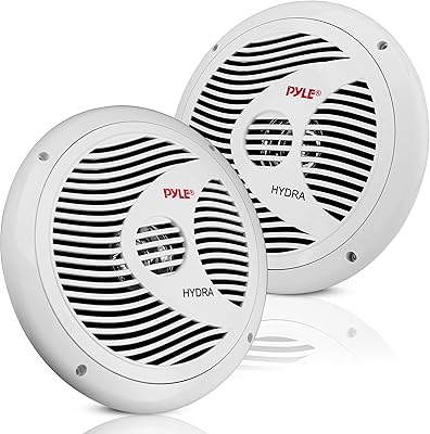 Double Waterproof Spechers Waterproof Pyle 6.5 ", its stereo full range, 120 W, black (pair) 150 W PLMR60W.. Shop smarter with DIAYTAR NIGERIA's vast product range and budget-friendly delivery within the week.