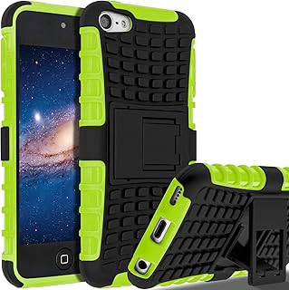 M & J shell for iPod Touch 7, IPOD Touch 6/5 shell, Robust Double Double Coque Double Antichoc/Antichoc with integrated crutch for Apple iPod Touch 5 6 7th generation (green).. Discover the perfect balance of price and convenience with DIAYTAR NIGERIA's nationwide e-commerce platform.