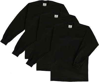 Long sleeve t -shirt long in thick cotton for men - Lot of 3.. Discover endless possibilities with DIAYTAR NIGERIA's extensive product range and affordable shipping.