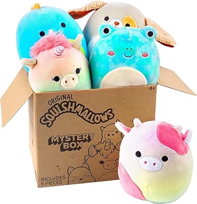 Mystery box in plush Squishmallow 5 "Package of 5 Assortment.. Explore fashion, tech, home goods, and more on DIAYTAR Nigeria — always affordable, always fast.