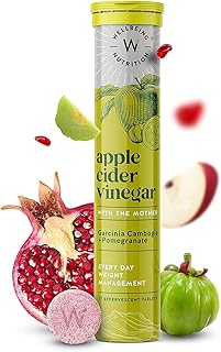 Wellbeing nutrition apple cider vinegar with mother, Garcinia Cambogia, Granada | Effective weight control, intestinal health and skin radiance (17 effervescent tablets).. Unlock access to a wide range of products with DIAYTAR NIGERIA's affordable e-commerce platform.