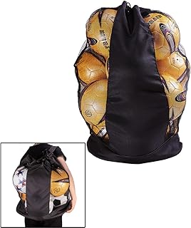 Sports bag with knitted shoulder strap with tightening cord for storage of football balloons, basketball balls and other balloons - size about 15 balloons (75 x 50 x 50 cm).. Everyday deals, every category — only on DIAYTAR Nigeria.