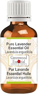 Essential oil of Pure Greenwood Essential Lavender (Lavandula Angustifolia) (made in France) 100 % natural therapeutic quality distilled with 5 ml (0.15 Oz).. DIAYTAR NIGERIA: Your trusted e-commerce partner with extensive product choices and affordable delivery.