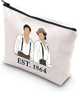 Zipped makeup bag Salvatore Brothers 1864 Vampire Lovers, Beige, Brother 1864.. DIAYTAR NIGERIA: Your trusted partner for affordable online shopping with reliable delivery timeframes.