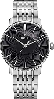 Automatic watch Swiss Rado Cobol Classic in stainless steel, black, black, automatic watch.. DIAYTAR NIGERIA: Your gateway to affordable products delivered reliably across Nigeria.