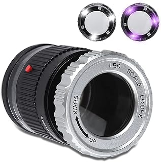 UV LED LED light with 10x magnification for jewelry, precious stones, coins, repair of watches, collection of stamps.. Your budget-friendly online marketplace, DIAYTAR NIGERIA delivers a world of products in just 5-8 days.