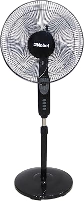 16-inch 90-degree Nobel Standing fan with multi-speed and double function.. DIAYTAR NIGERIA: Where every purchase is affordable and delivery is always within a week.