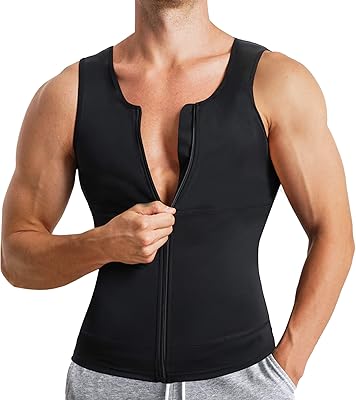 Compression jersey for men, slimming body jersey, training sports shirts, zipper tank top.. Experience shopping freedom with DIAYTAR NIGERIA's comprehensive marketplace delivered within 8 days.