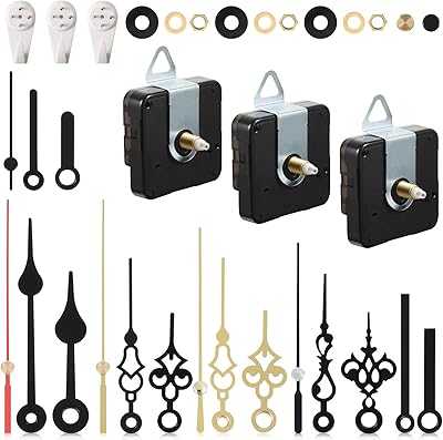 3 pieces of quartz movement without ticking with 6 sets of watch engines supplied by battery replacement of the short hand for the DIY repair (0.7 "/18 mm).. DIAYTAR Nigeria: Great value, fast delivery, and endless options.