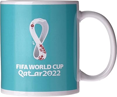 Ceramics cup FIFA 22, Turquoise, 11 OZ, FIFA-116514.. DIAYTAR NIGERIA transforms desires into deliveries with our affordable prices and dependable shipping.