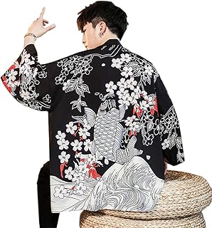 Cardigan kimono haori pour homme yukata nuragi happy jacket.. Your go-to destination for affordable online shopping, DIAYTAR NIGERIA delivers in under 8 days.
