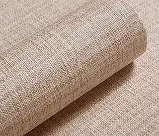 YanCoob Wallpaper in woven fabric to peel off and stick with 10 khaki feet, self-adhesive wallpaper in removable linen for cabinets and liners.. DIAYTAR NIGERIA: Where quality products become affordable with our nationwide shipping service.