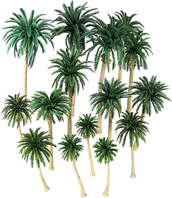 15 pieces Kissangle mini coconut palm model palm trees artificial trees model for home interior decoration.. DIAYTAR NIGERIA brings affordable shopping solutions to every corner of Nigeria in just 5-8 days.