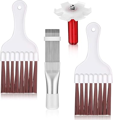 4 Pieces Condenser Aileron Cleaning Brush Air conditioner Condenser coil brush stainless steel comb for cleaning air conditioner fins, 3 styles.. Get top brands at bottom prices, only on DIAYTAR Nigeria.