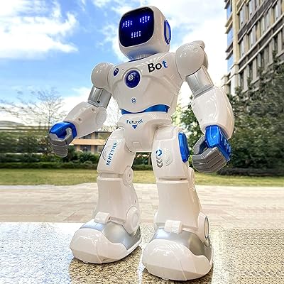 ROCO 1088 Intelligent Robot For Children, large programmable interactive robot with voice command, control via application, gift for boys and girls of 4 5 6 7 8 9 years.. Shop smarter with DIAYTAR NIGERIA's vast product range and budget-friendly delivery within the week.
